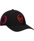 ფოტო #1 პროდუქტის Men's Black Spider-Man 60th Anniversary Comic Undervisor Adjustable Hat