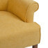 Кресло 77 x 64 x 88 cm Синтетическая ткань Деревянный Горчица