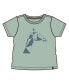 Boy Organic Cotton T-Shirt With Print Mint - Child