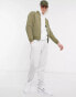 Фото #8 товара Jack & Jones Essentials zip through bomber jacket in khaki