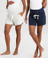 ფოტო #1 პროდუქტის Women's Essential Jersey High Waist Maternity Shorts, Set of 2