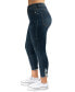 Фото #3 товара Джинсы женские Indigo Rein juniors' Distressed Cropped Jeans
