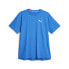 Фото #1 товара Puma Run Cloudspun Logo Crew Neck Short Sleeve Athletic T-Shirt Mens Blue Casual