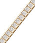 Фото #2 товара Diamond Tennis Bracelet (1 ct. t.w.) in 10k Yellow or White Gold