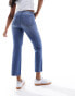 New Look kick flare jean in mid blue