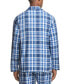 ფოტო #2 პროდუქტის Men's Plaid Woven Pajama Top