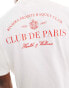 River Island club de sports t-shirt in ecru