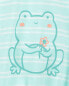 Baby Striped Frog Cotton Romper 18M