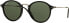 Фото #1 товара Очки солнцезащитные Ray-Ban RB2447F Round Fleck Asian Fit Sunglasses, Black/Green, 52 mm.