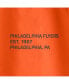 Фото #5 товара Men's Black, Orange Philadelphia Flyers Thrill Seeker Anorak Half-Zip Jacket