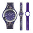 Фото #2 товара женские наручные часы с синим силиконовым ремешком Just Cavalli JCW1L019P03 ( 33 mm)