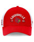 Фото #4 товара Men's Red/White Louisville Cardinals Free Kick Trucker Adjustable Hat