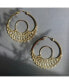 Iris Hoops Gold Large