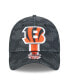 Men's Black Cincinnati Bengals 2024 Sideline 39THIRTY Flex Hat Черный, S/M - фото #4