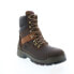 Wolverine Cabor EXP Waterproof 8" W10317 Mens Brown Leather Work Boots