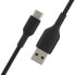 Belkin CAB002BT2MBK - 2 m - USB A - USB C - Black