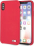 BMW Etui hardcase BMW BMHCPXMSILRE iPhone X /Xs czerwony/red Silicone M Collection