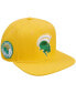 ფოტო #1 პროდუქტის Men's Gold Norfolk State Spartans Evergreen Mascot Snapback Hat
