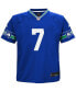 Little Boys and Girls Geno Smith Royal Seattle Seahawks Game Jersey