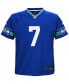 ფოტო #2 პროდუქტის Little Boys and Girls Geno Smith Royal Seattle Seahawks Game Jersey