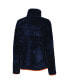 Women's Navy Auburn Tigers Fireside II Sherpa Full-Zip Jacket