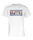 ფოტო #3 პროდუქტის Men's White 2023/24 SEC Football Helmet Logo T-shirt