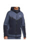 Фото #2 товара Sportwear Tech Fleece erkek sweatshirt Men's Full Zip Hoodie Blue DV0537-437