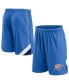 Фото #1 товара Men's Blue Oklahoma City Thunder Slice Shorts