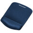 Фото #1 товара Fellowes 9287302 - Blue - Monochromatic - Fabric - Foam - Wrist rest - Non-slip base