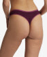 ფოტო #2 პროდუქტის Women's Move Calm Natural Rise Thong Underwear 2P1664