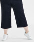 Plus Size High Rise Wide-Leg Crop Jeans, Created for Macy's Синий, 24W - фото #6