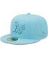 Фото #3 товара Men's Light Blue Oakland Athletics Color Pack 59FIFTY Fitted Hat