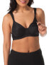 Фото #2 товара Leading Lady T-Shirt Nursing Bra Womens 40B Black Full Coverage Adjustable Strap