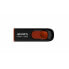 Фото #3 товара USВ-флешь память Adata AC008-32G-RKD Черный/Красный 32 GB
