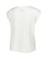 ფოტო #3 პროდუქტის Women's White, Cream Cleveland Browns Montana Knit T-Shirt and Shorts Sleep Set