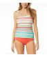 ფოტო #1 პროდუქტის Women's Swim Alexis Tankini Top with Stripe Print