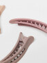 Фото #5 товара Kitsch Matte Flat Lay Claw Clip Flat 3pc - Terracotta