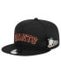 Фото #1 товара Men's Black San Francisco Giants Post Up Pin 9FIFTY Snapback Hat