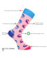 Men's Luxury Novelty Crew Socks in Animal Novelty Gift Box, Pack of 3