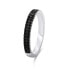 Sparkling silver ring with black zircons RI058W