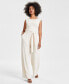 Women's Paperbag-Waist Wide-Leg Pants, Created for Macy's