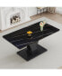 Sleek Black Multipurpose Table Functional Style for Any Space