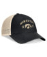 Фото #2 товара Men's Black Iowa Hawkeyes Heritage Waylon Trucker Adjustable Hat