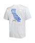 Фото #2 товара Men's White Los Angeles Chargers Big and Tall Hometown Collection Hot Shot T-shirt