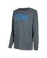 Women's Navy, Charcoal Tennessee Titans Raglan Long Sleeve T-shirt and Shorts Lounge Set