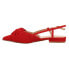 Фото #3 товара Chinese Laundry Harmony Pleated Slingback Womens Red Flats Casual BHDG01BME-610