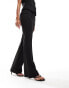 ASOS DESIGN high waisted tailored trouser in black Черный, 40 - фото #5