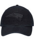 Фото #3 товара Men's Black New England Patriots Team Tonal Clean Up Adjustable Hat