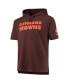 Фото #2 товара Men's Brown Cleveland Browns Game Day Hoodie T-shirt