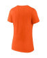 ფოტო #4 პროდუქტის Women's Orange Auburn Tigers Evergreen Campus V-Neck T-shirt